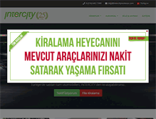 Tablet Screenshot of intercityrentacar.com